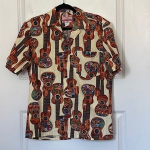 RJC Hawaiian Camp Shirt Medium